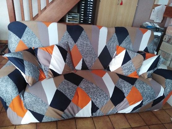 Customer photo review of Modern - Housses Extensibles de Fauteuil et Canapé