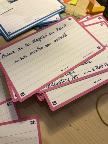 Avis photo d'un client sur Flashcards FLASH 2.0 OXFORD # 80 cartes 7,5 x 12,5 cm - ligné