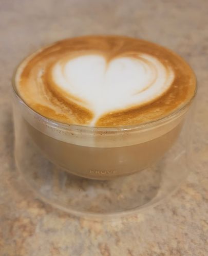 Customer photo review of Imagine Milk glasses