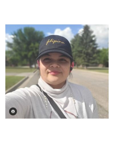 Customer photo review of Filipina Embroidered Cotton Baseball Cap
