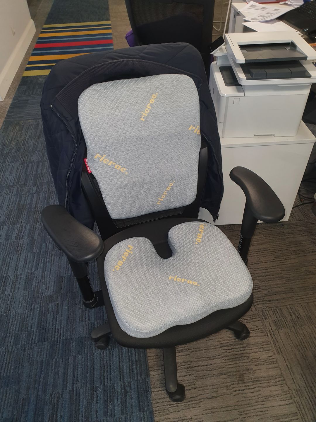 Customer photo review of Ruf- Full back Support Pillow