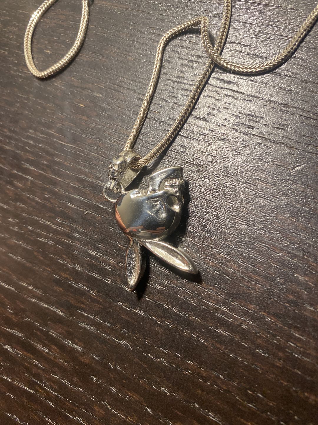 Customer photo review of SKULLBOY PENDANT