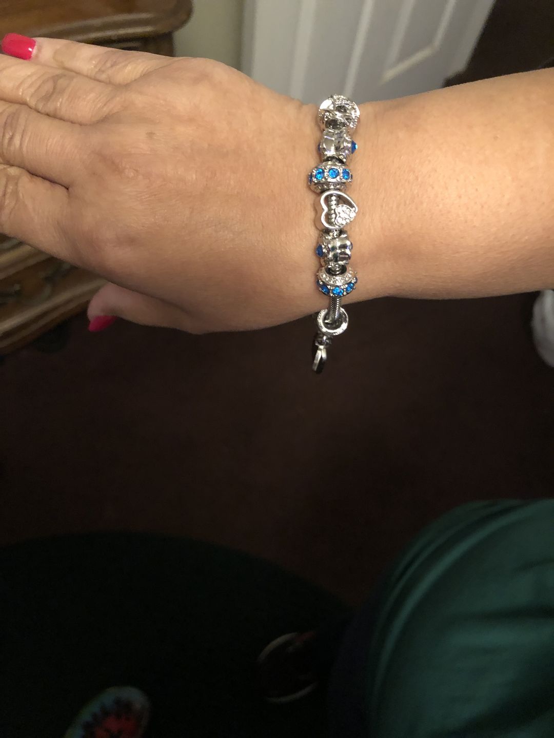Customer photo review of Mother Daughter Eternal Love Bracelets