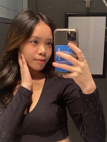 Customer photo review of See Through Kristin - olive brown
