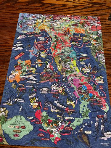 Customer photo review of Wine Puzzle - Italy