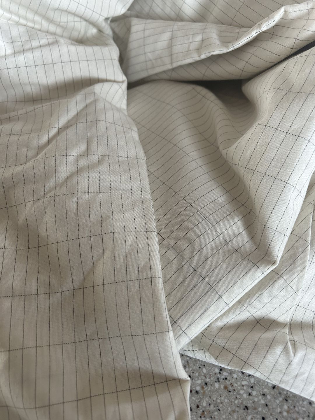 Customer photo review of GroundLuxe Organic Fitted Grounding Sheet