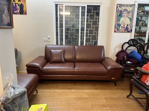 Customer photo review of TRACEE - Sofa văng da 2 chỗ