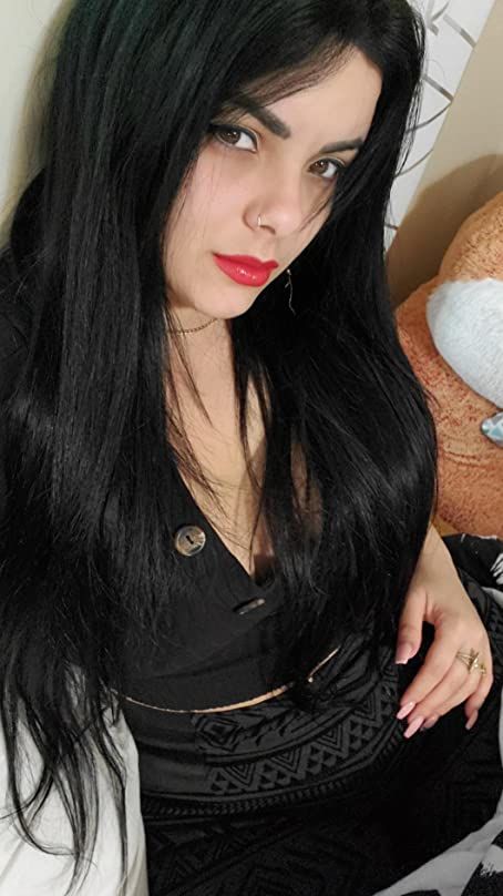 Customer photo review of Virgin Hair Flat Silk Weft Hair Extensions High Quality Jet Black #1