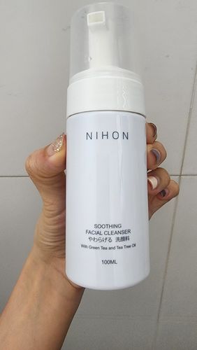 Customer photo review of Soothing Facial Cleanser