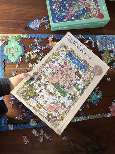 Customer photo review of Wine puzzle - Champagne