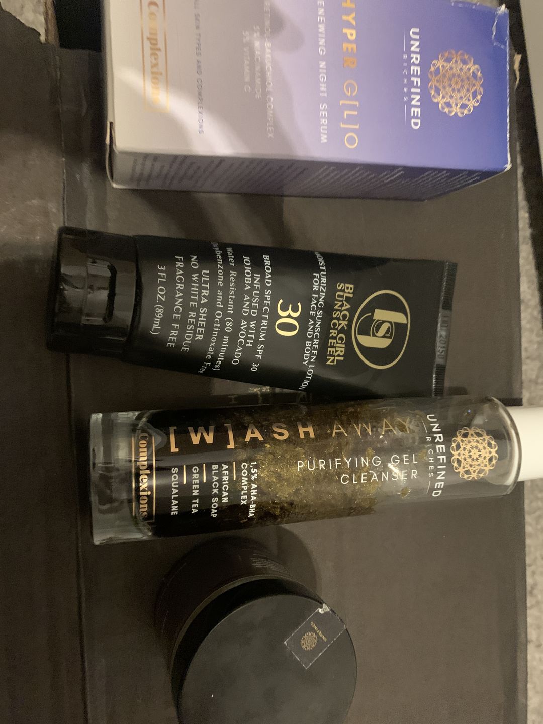 Customer photo review of CLEAR & BRIGHT FACE SET