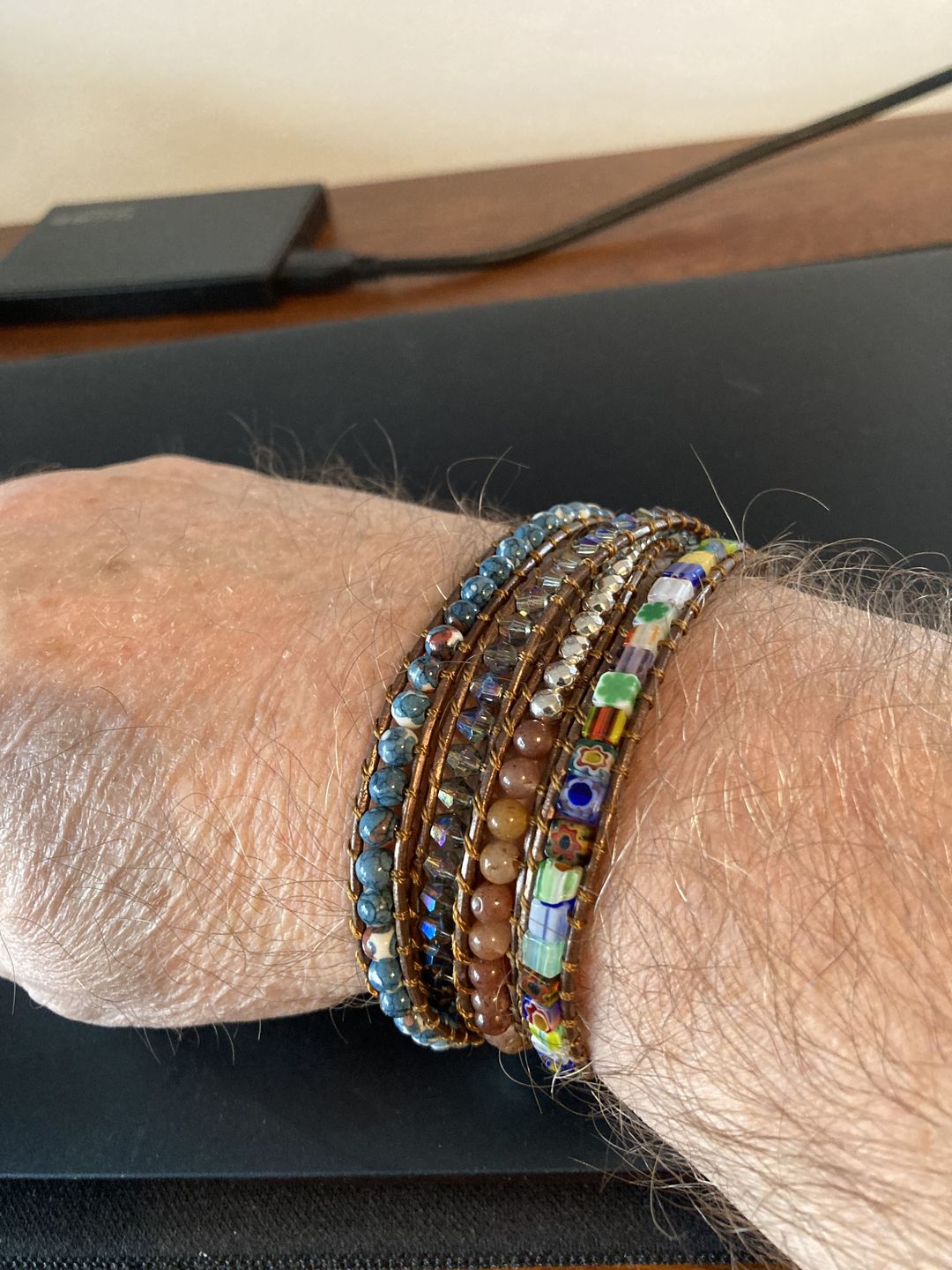 Customer photo review of Imperial Flower Protection Wrap Bracelet