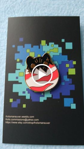 Customer video review of Custom Enamel Pins