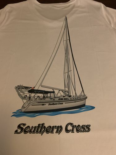 Customer photo review of Custom Digital Boat Artwork