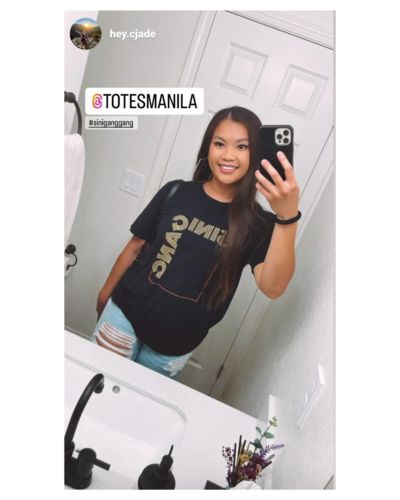 Customer photo review of Sinigang Filipino Food Cotton T-Shirt