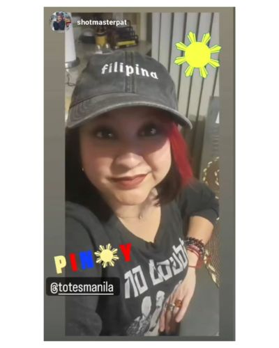 Customer photo review of Filipina Embroidered Vintage Cotton Twill Cap