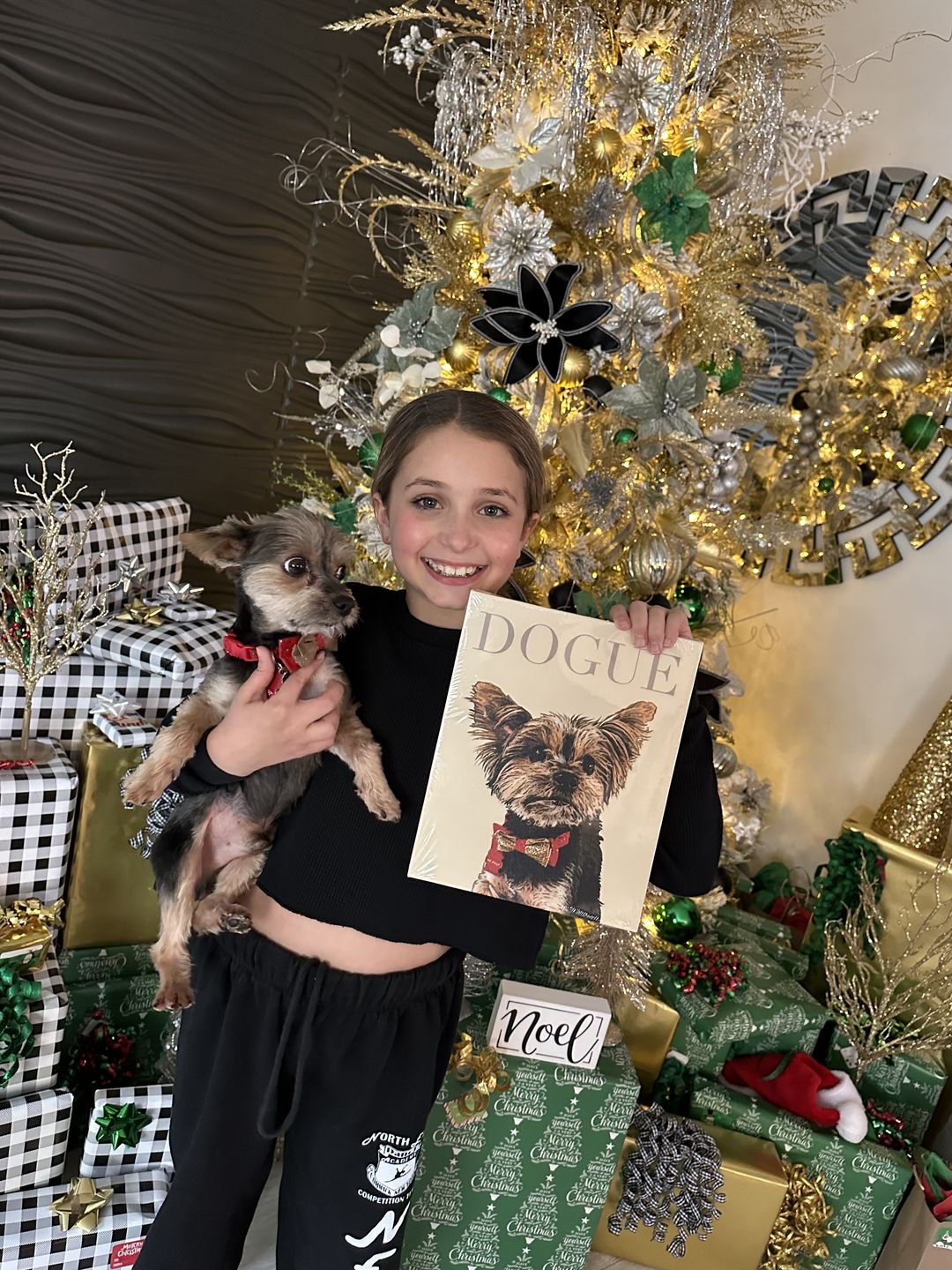 Customer photo review of Custom Pet Art Canvas Wrap