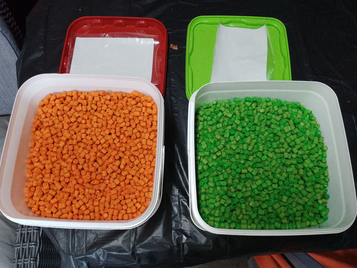 Customer photo review of FLAVOURED PELLETS 1kg