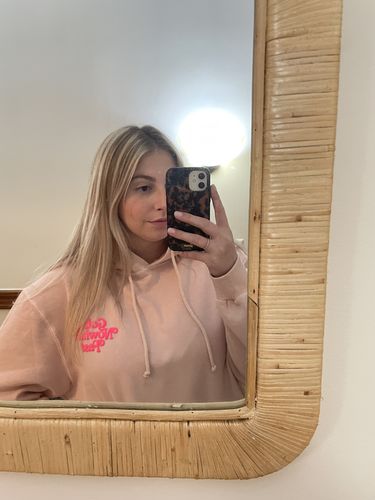 Customer photo review of Going Nowhere Fast Hoodie