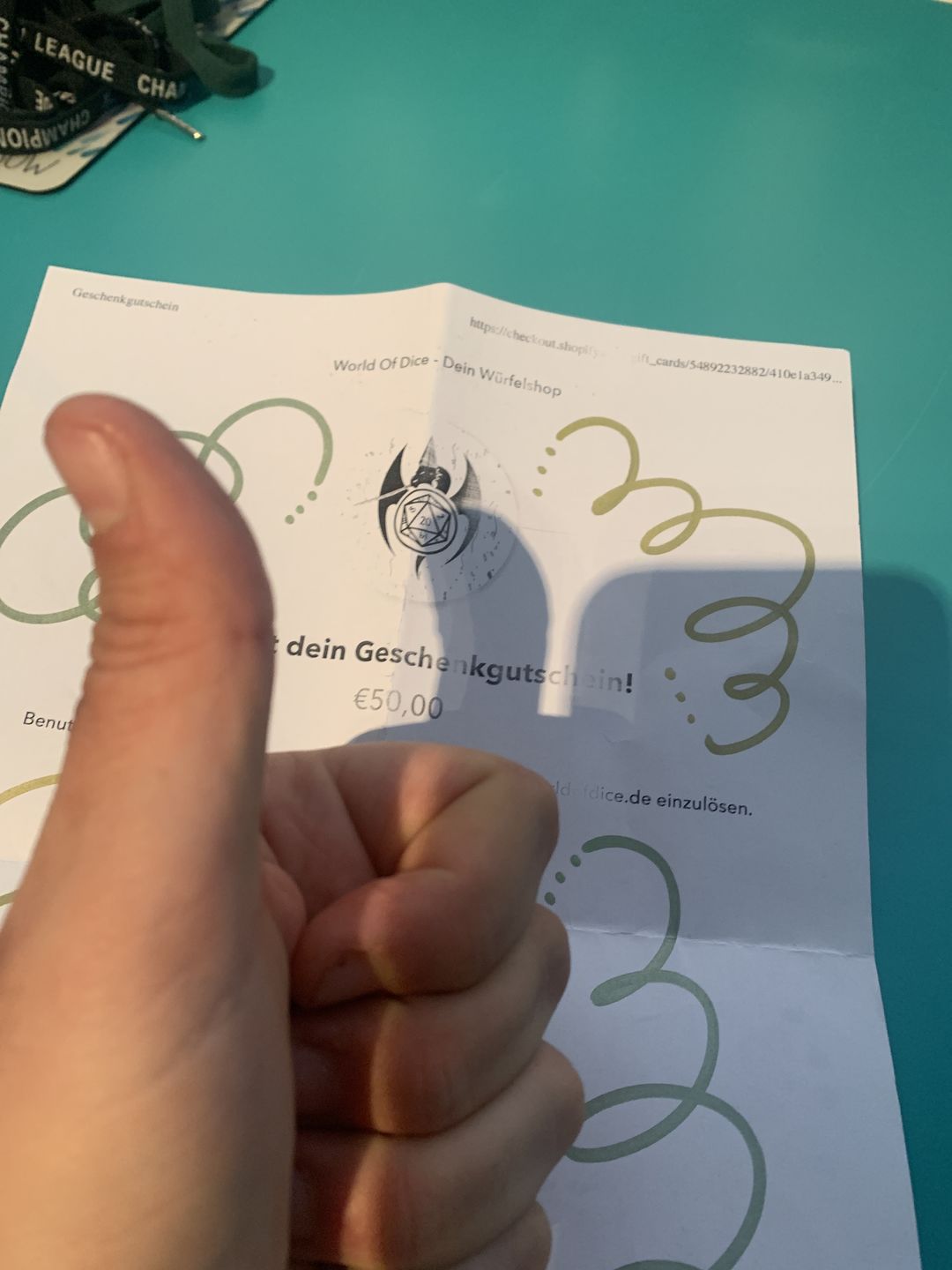 Customer photo review of Geschenkgutschein