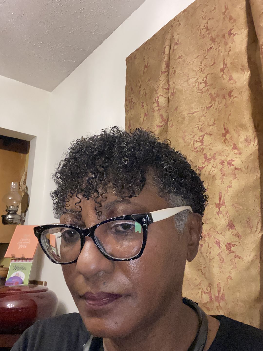 Customer photo review of Curly Hair Wash and Go System with Organic Jojoba Oil for Moisturizing Hair with Lavender Fragrance (Step 1 - 4)