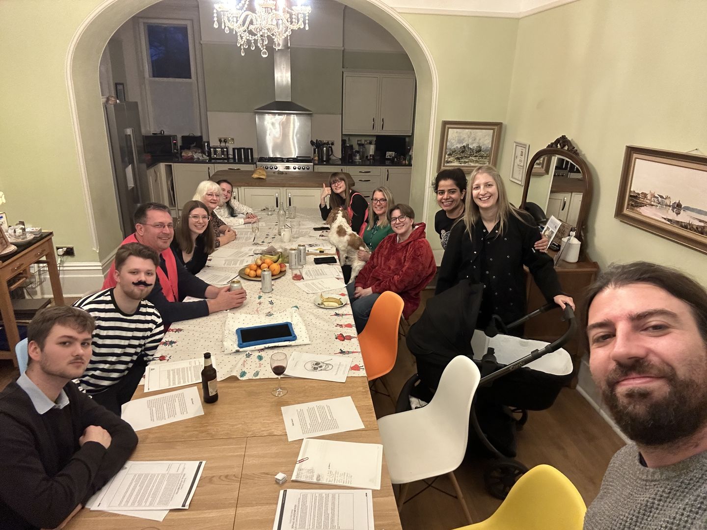 Customer photo review of Bake Off Themed Murder Mystery Game Kit