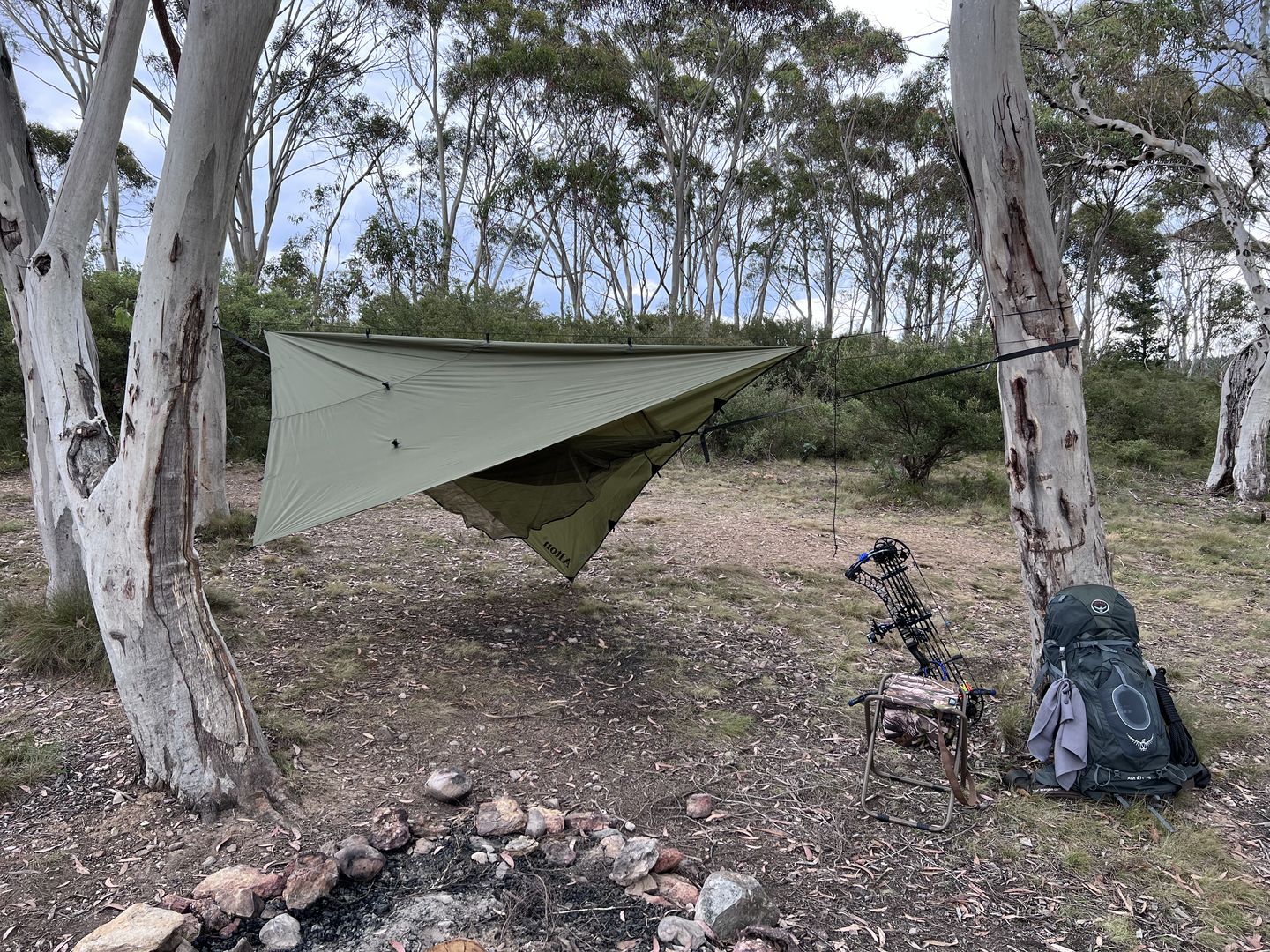Customer photo review of Ultralight Hammock Set