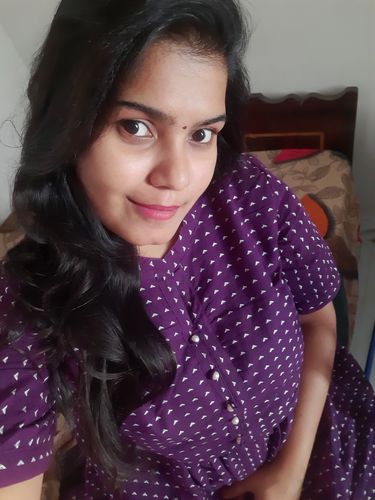 Customer photo review of Purple Handloom Maxi