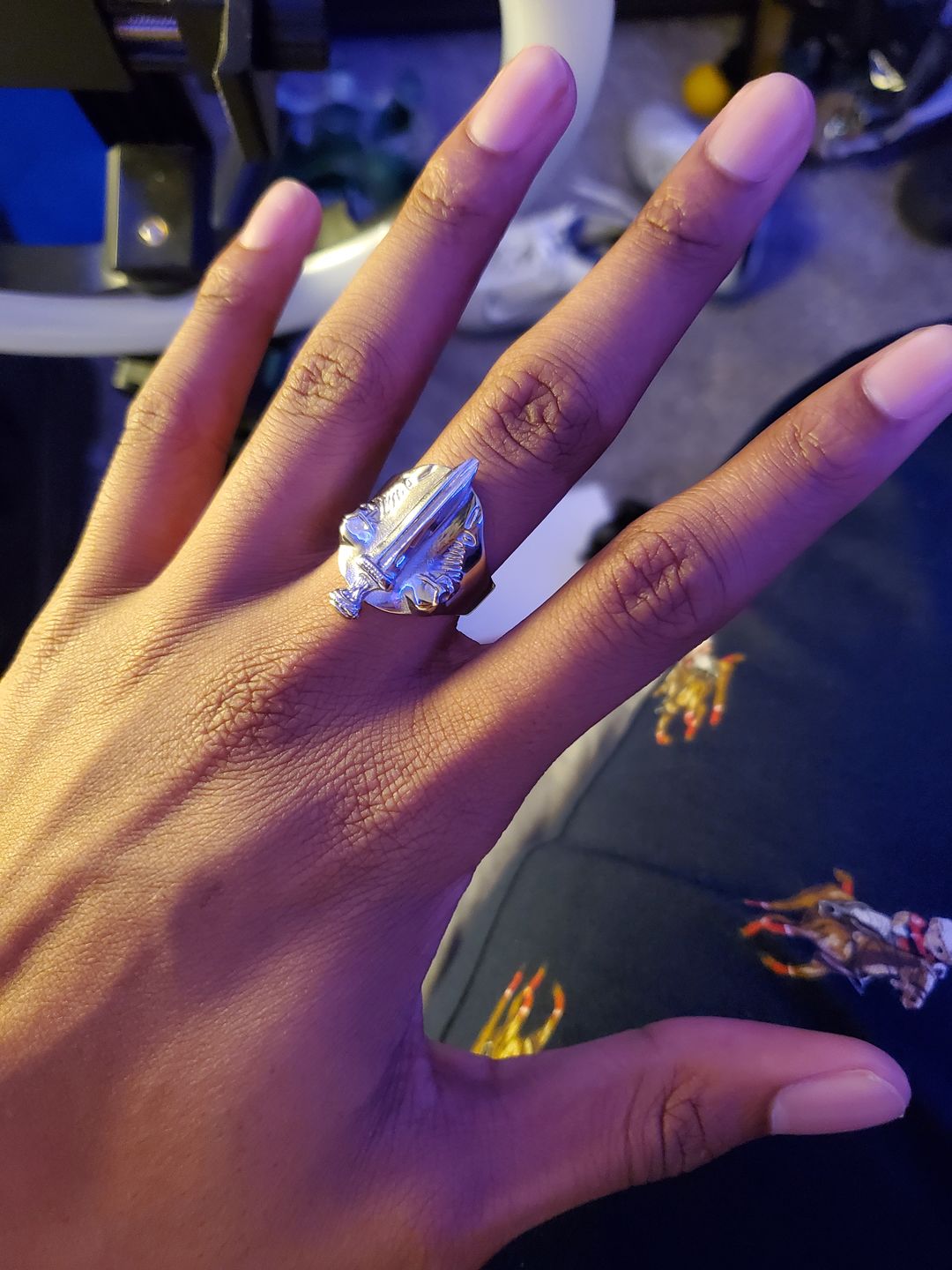 Customer photo review of CATACOMB SWORD RING