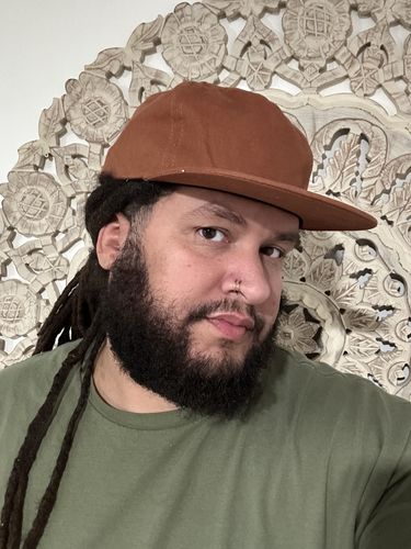 Customer photo review of Big Burnt Orange Unstructured Snapback