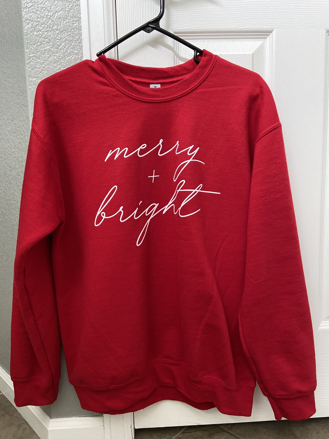 Customer photo review of Merry And Bright White Script