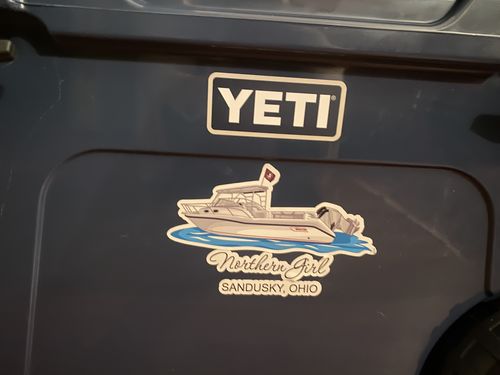 Customer photo review of Custom Digital Boat Artwork