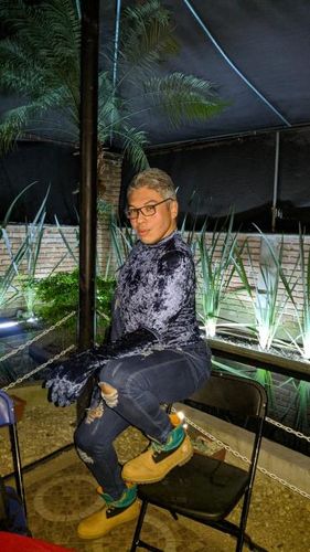Customer photo review of Mens Turtleneck Velvet Gloves Long Sleeve T-shirt SKUI67681