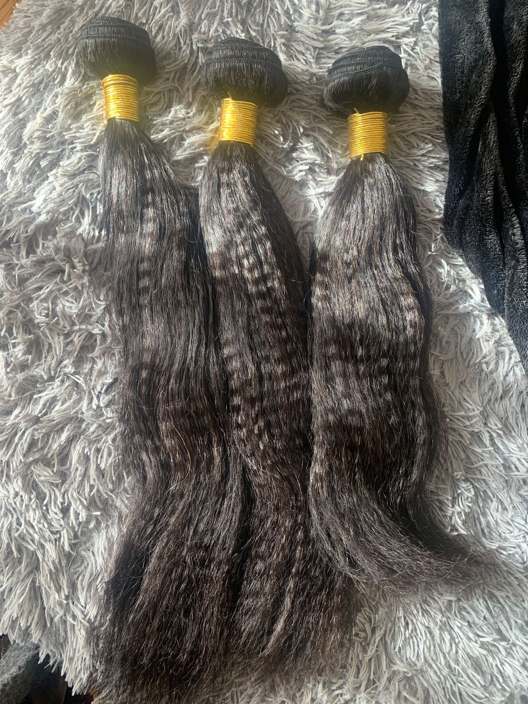 Customer photo review of Light Yaki Human Hair Bundles WB053
