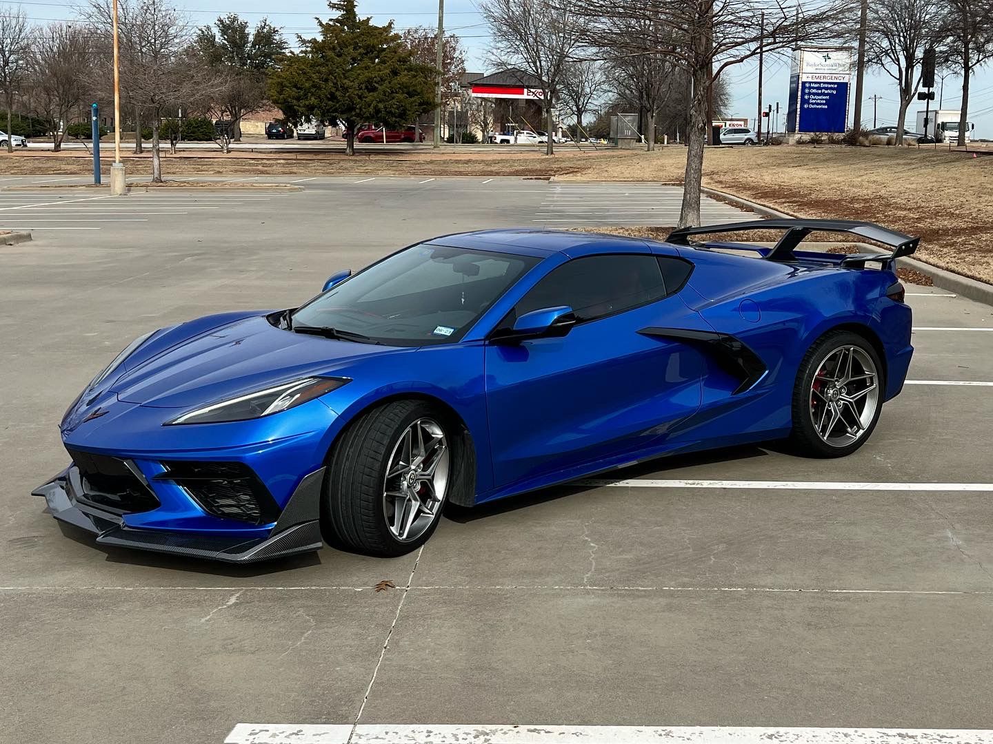 Customer photo review of Corvette C8 EOS Performance Track Edition Front Splitter Lip