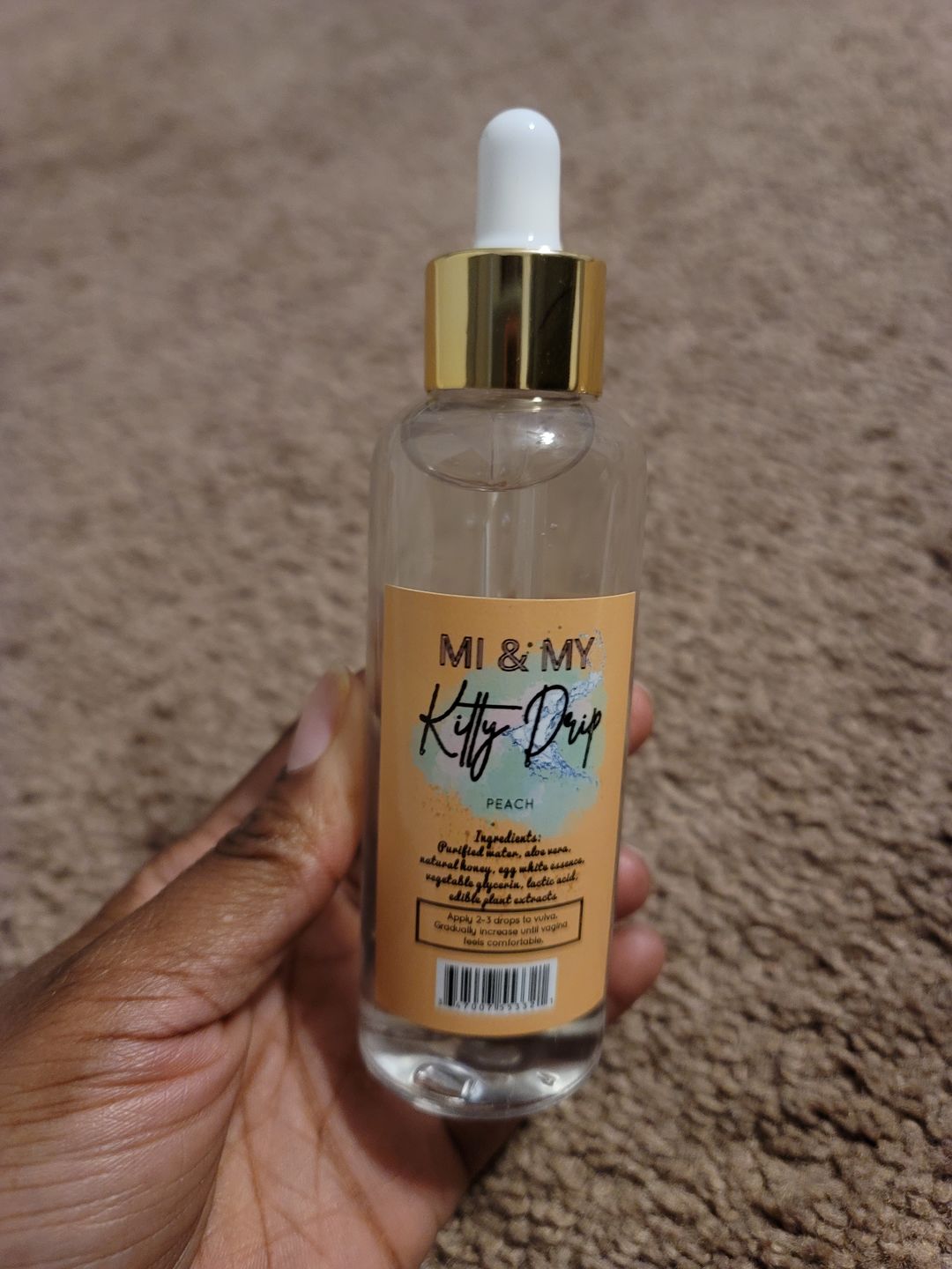 Customer photo review of Kitty Drip Peach