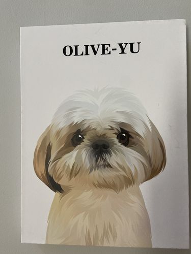 Customer photo review of The Passport - Custom Pet Canvas