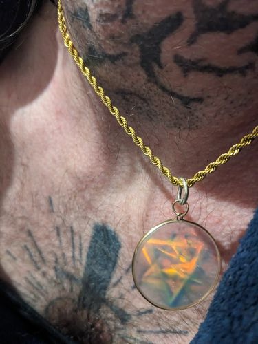 Customer photo review of Rope Chain Gold | 3mm