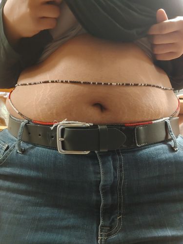 Customer photo review of Intuition Waist Beads