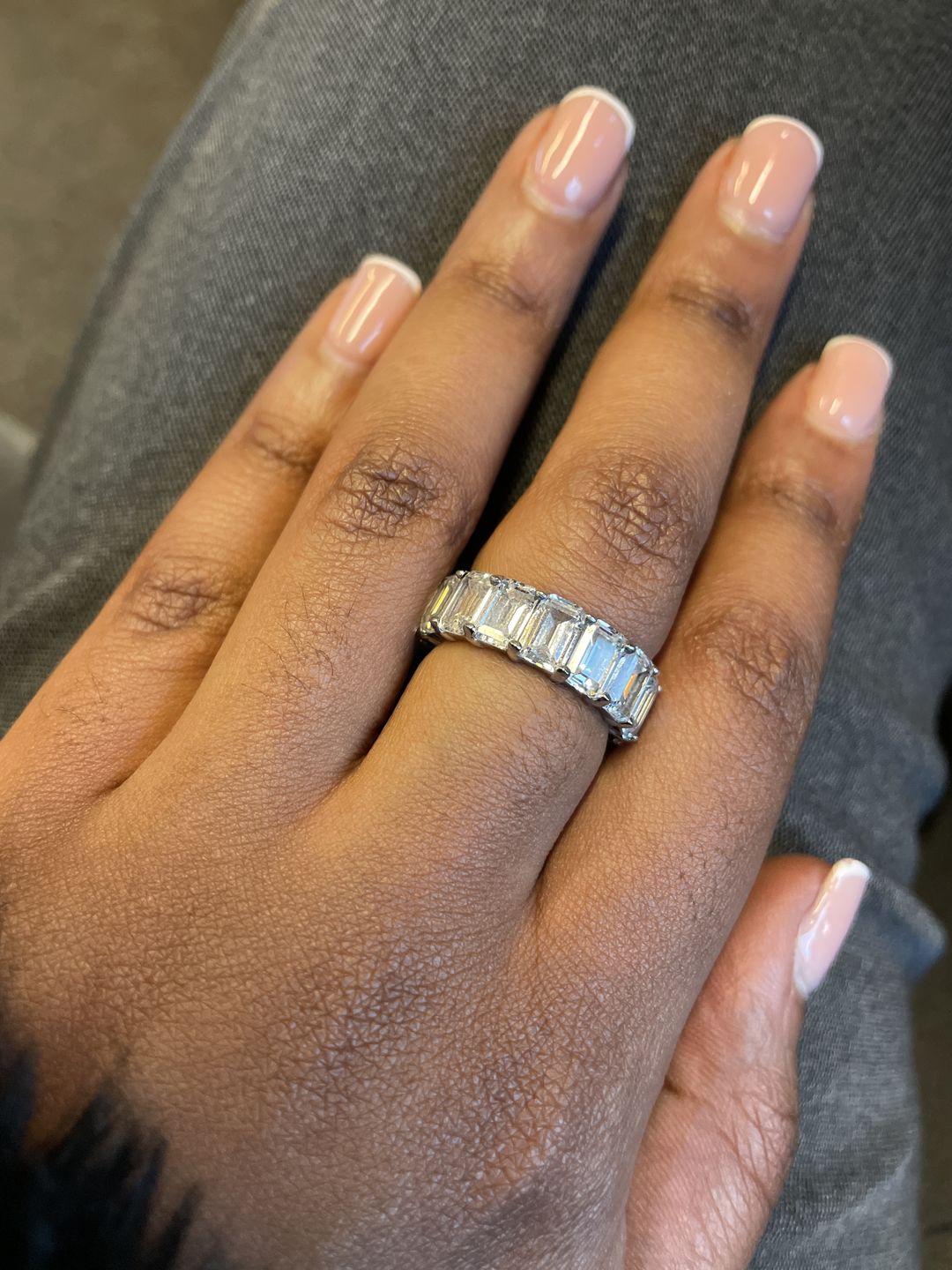 Customer photo review of Cube Stones Ring | 18K vergoldet