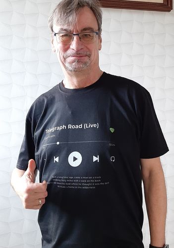 Customer photo review of Your Favorite Song T-Shirt Music Player