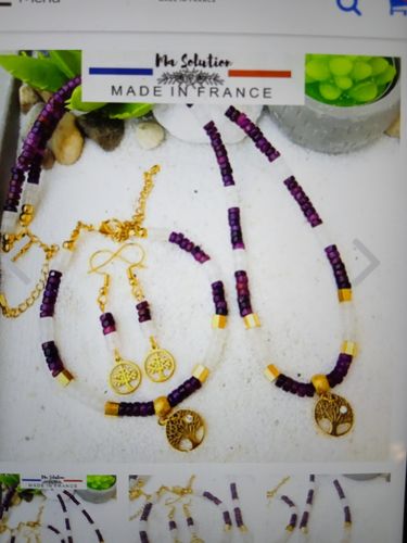 Customer photo review of PARURE STRESS AMETHYSTE