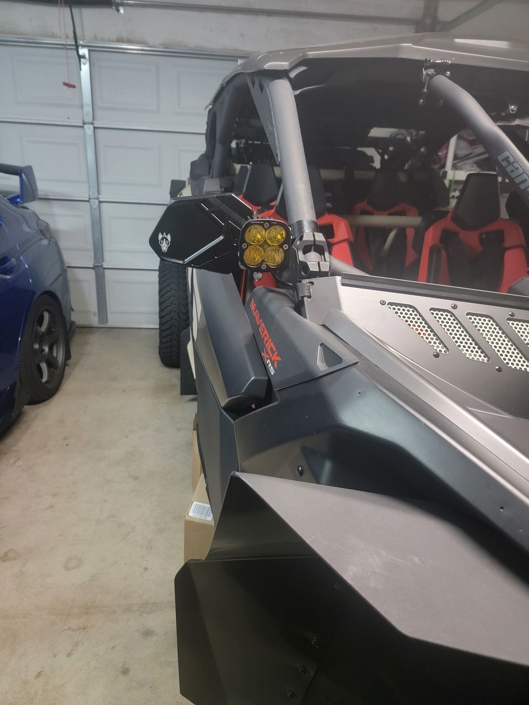 Customer photo review of Cuero Pro UTV Side Mirror (Set of Two)
