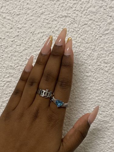 Customer photo review of Borahae Ring