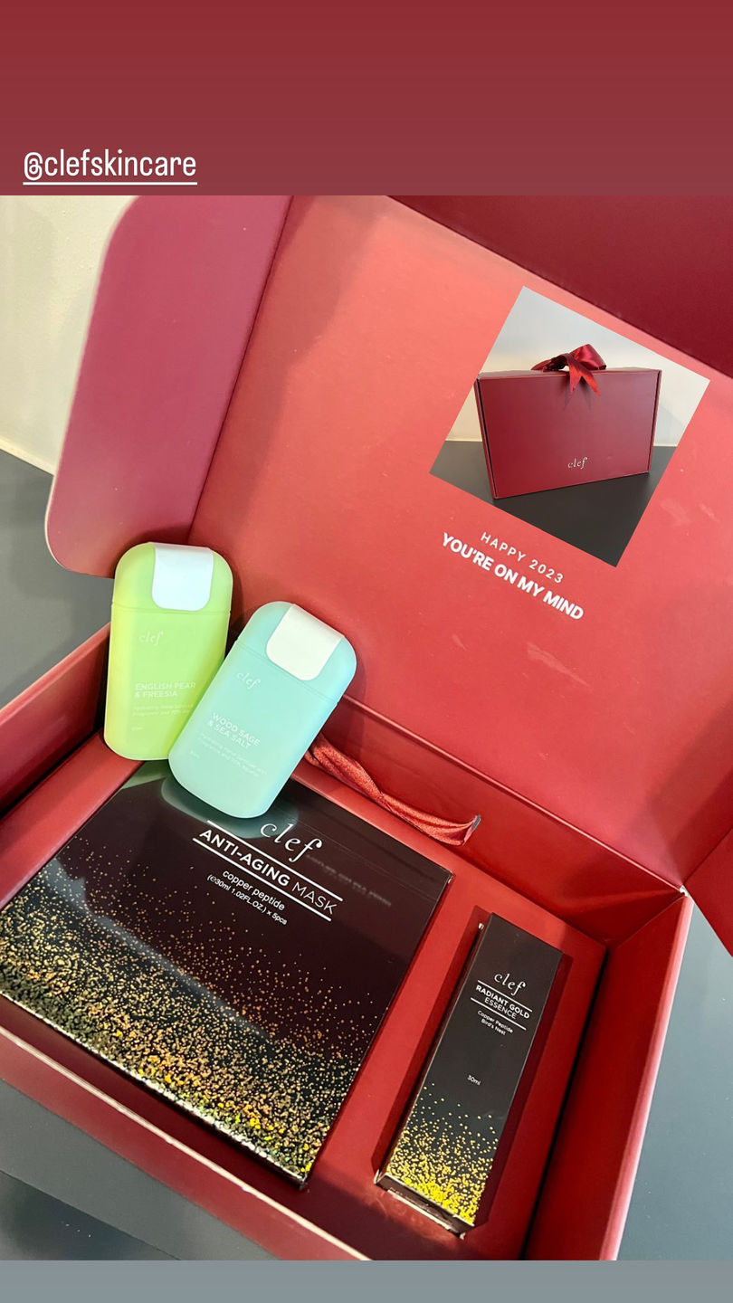 Customer photo review of CLEF CNY Bundle - Peptide Mask + Essence