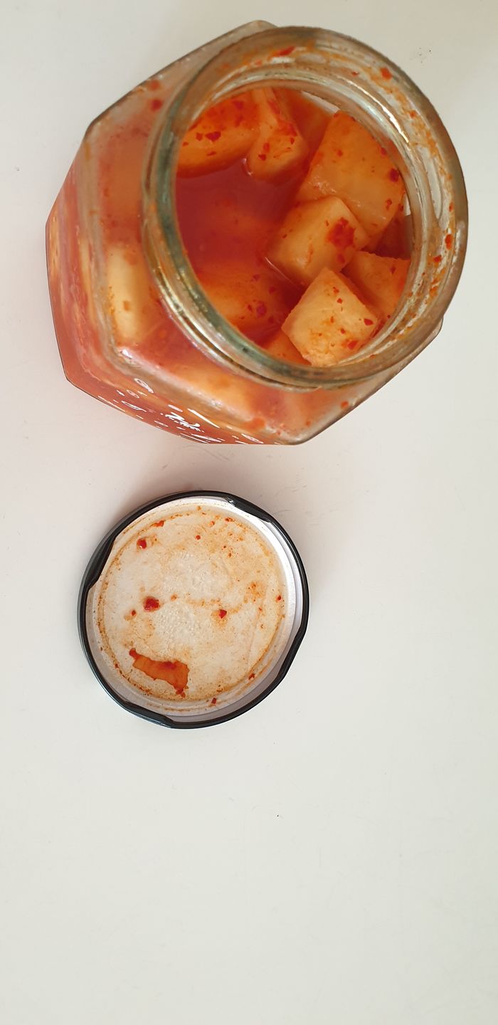 Customer photo review of JIN "Radish" Kimchi