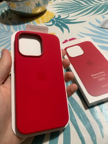 Customer photo review of iPhone Leather Case with MagSafe