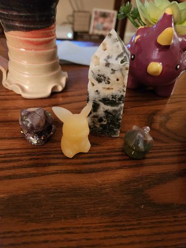 Customer photo review of Orange Calcite Pikachu