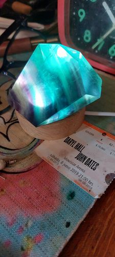 Customer photo review of Lámpara de Fluorita