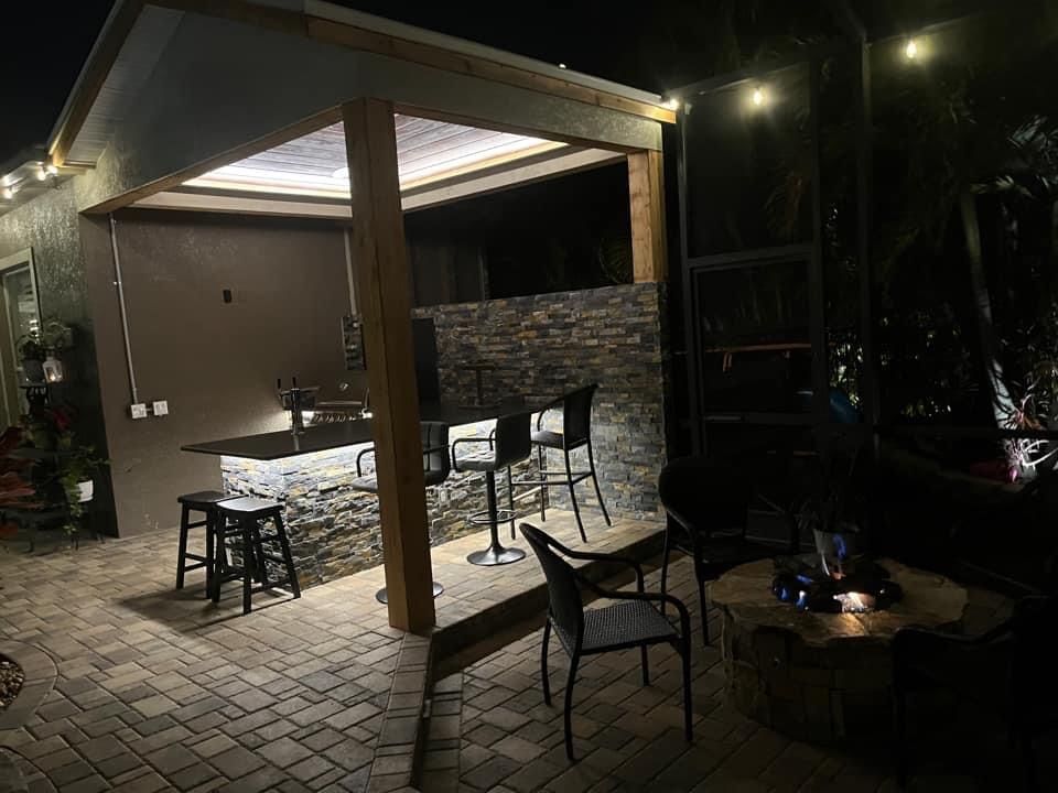 Customer photo review of Adjustable Square Bar Stools with Arm Rest (Set of 2)